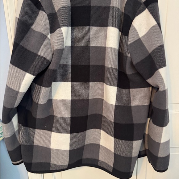 Trendy Sheek Cozy Plaid Open Front Women's Jacket. Like New. XL - Picture 12 of 13